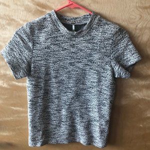Short Sleeve Turtle Neck Sweater